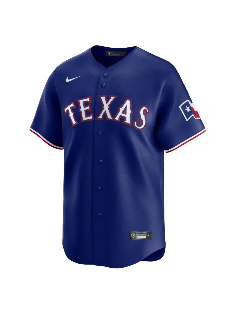Мужская футболка с коротким рукавом Corey Seager Alternate 2 Limited Nike — изображение 2 из 3, королевский