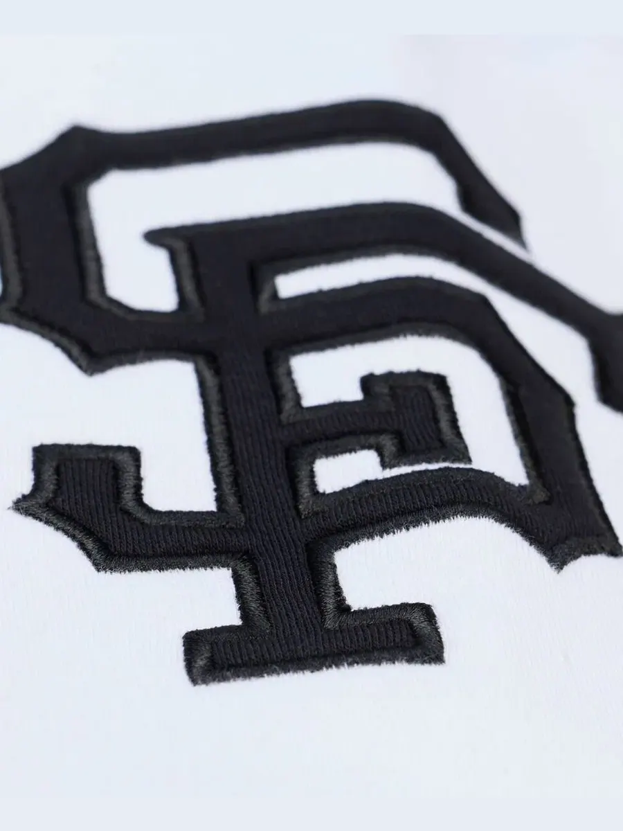 Худи с капюшоном San Francisco Giants Cooperstown Collection Mitchell & Ness — изображение 3 из 4, белый