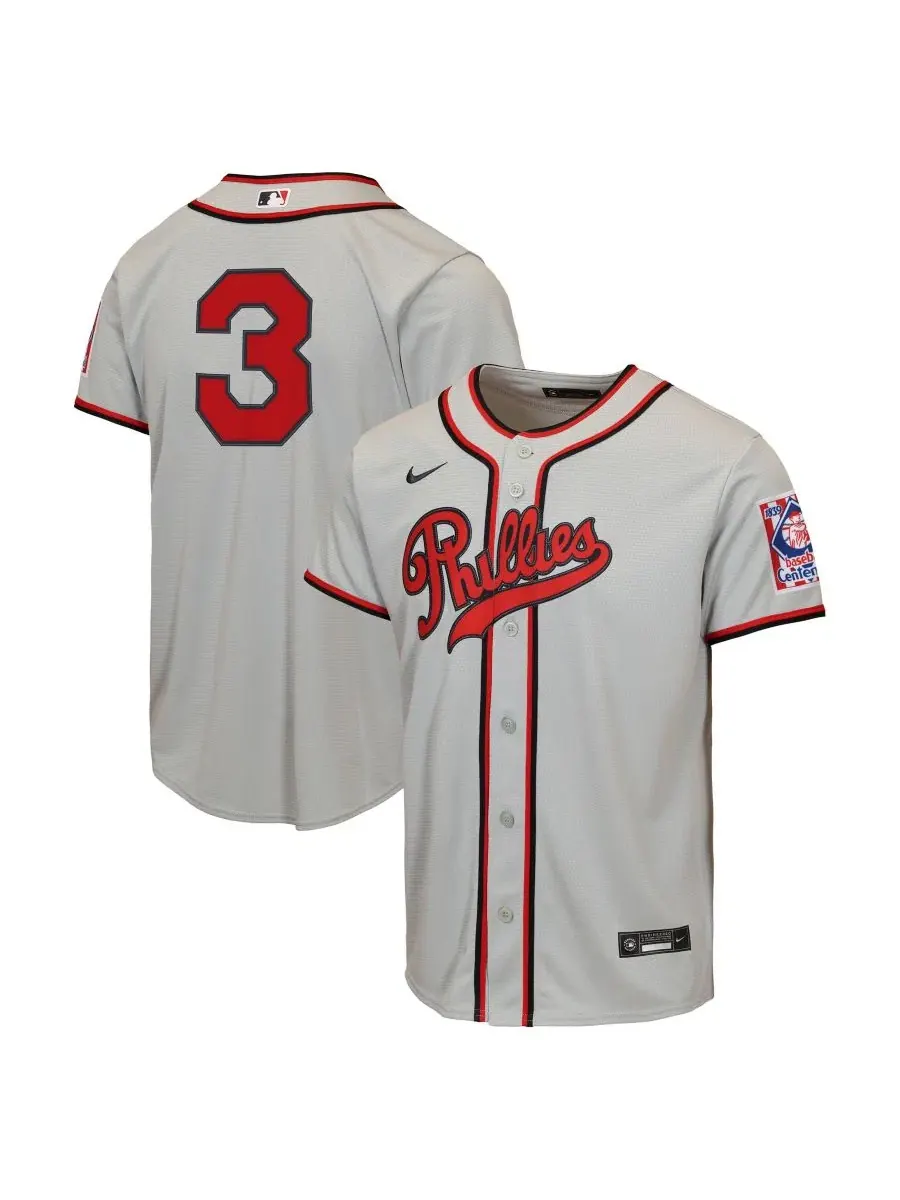 Реплика джерси Bryce Harper Gray Philadelphia Phillies 2026 Field of Dreams Nike — изображение 1 из 3, бежевый