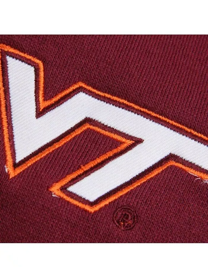 Женская темно-бордовая толстовка Virginia Tech Hokies с арочным именем и молнией по всей длине — изображение 3 из 3