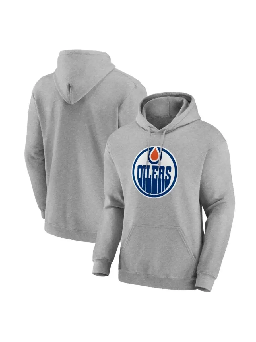 Худи с длинным рукавом, с принтом, Essential Hoodie Logo Athletic — изображение 1 из 3, серый