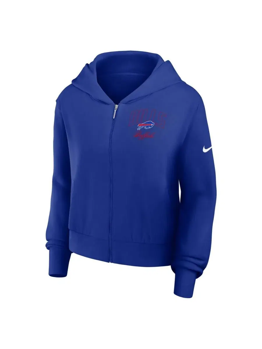 Женская толстовка Nike с капюшоном Royal Buffalo Bills Primetime Full-Zip — изображение 5 из 5, королевский