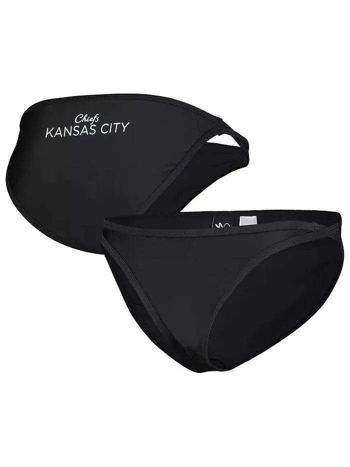 Женский черный Kansas City Chiefs Зал славы бикини-бомба G-III 4Her by Carl Banks — изображение 1 из 3