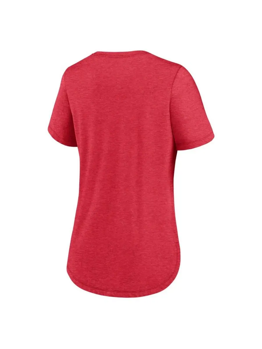 Футболка женская с принтом Script Tri-Blend Tampa Bay Buccaneers Nike — изображение 2 из 3, красный