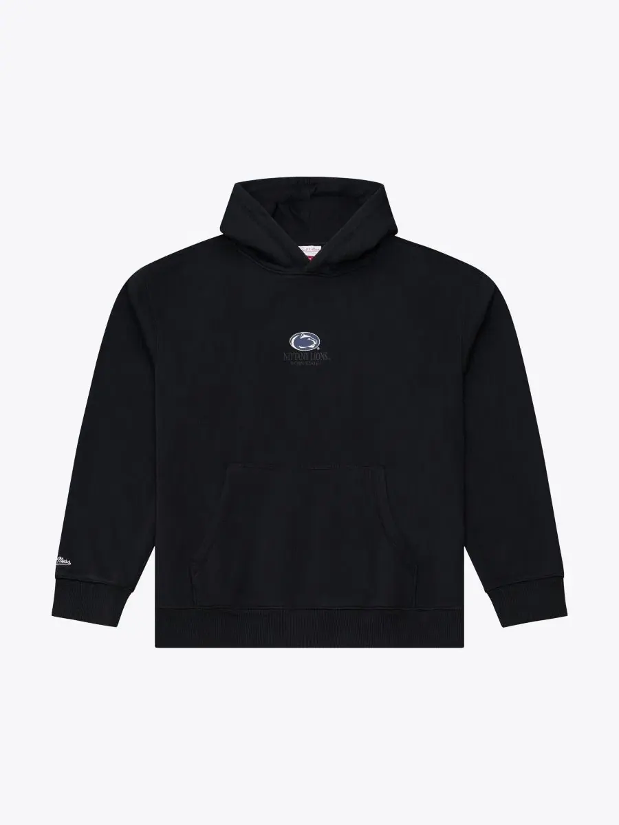 Худи из флиса с вышивкой Mitchell & Ness — изображение 1 из 3, черный