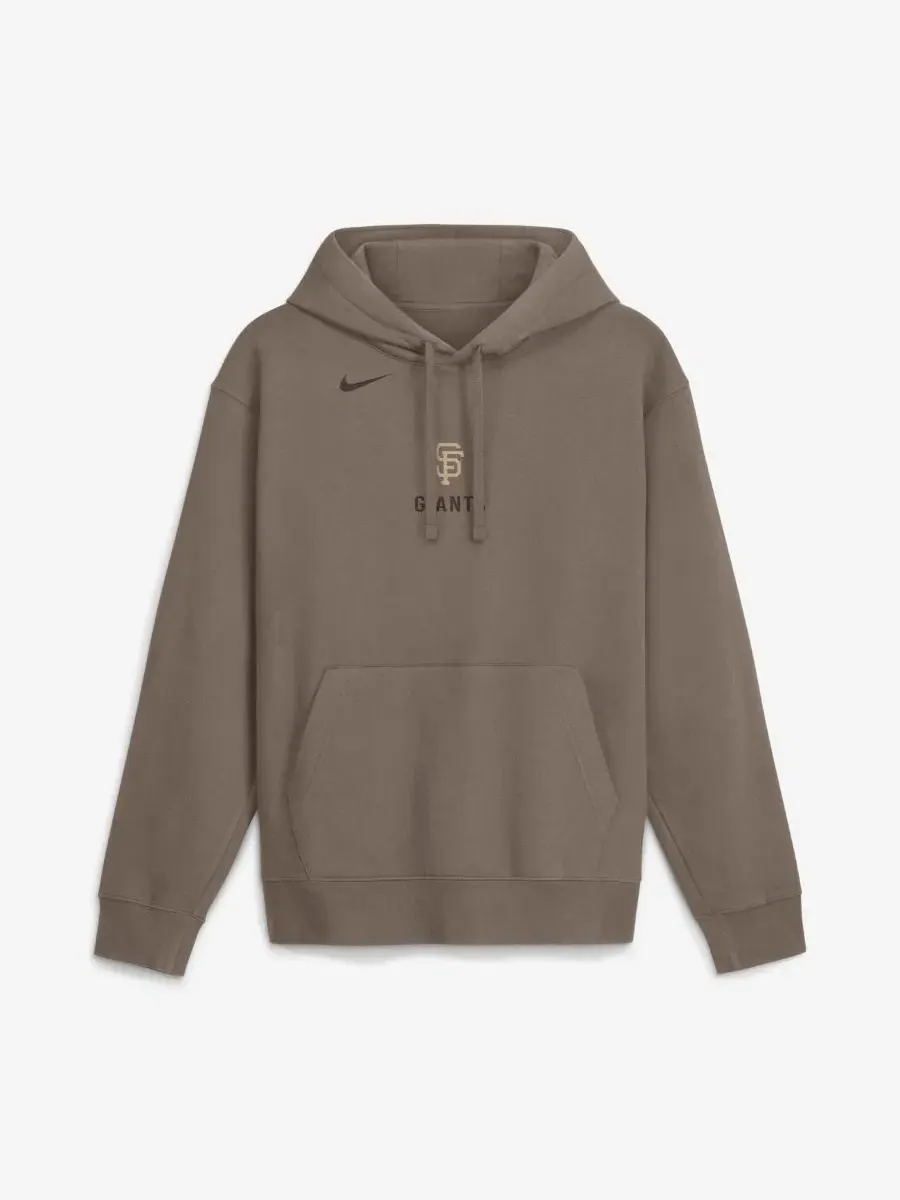 Толстовка с капюшоном San Francisco Giants Fashion Club Nike — изображение 1 из 2, коричневый