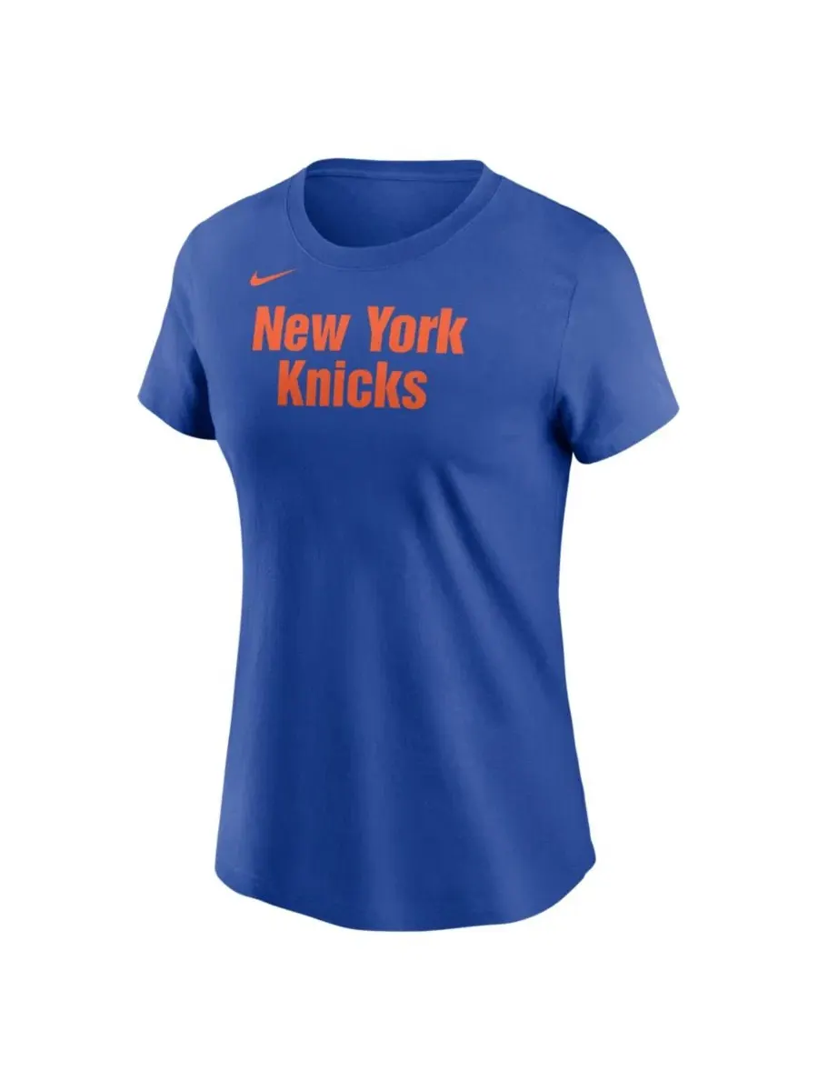 Футболка с коротким рукавом New York Knicks Core Nike — изображение 1 из 1, синий