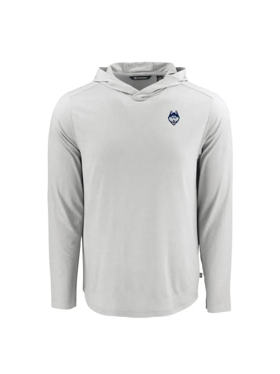 Худи с капюшоном и длинным рукавом Coastline Epic Comfort Eco UConn Huskies Cutter & Buck — изображение 2 из 3, серый