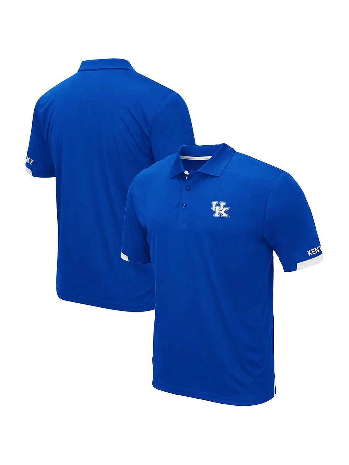 Мужская рубашка-поло Royal Kentucky Wildcats Big and Tall Santry Colosseum — изображение 1 из 3, королевский