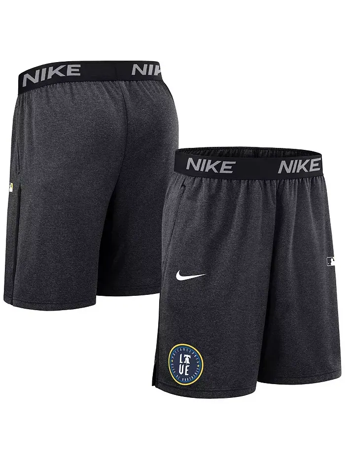 Мужские черные шорты Philadelphia Phillies Authentic Collection City Connect Performance Knit Nike — изображение 1 из 3