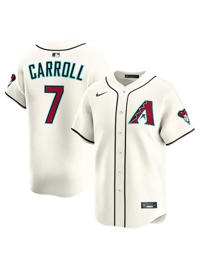 Мужская бейсбольная джерси Arizona Diamondbacks домашняя лимитированная игрока Корбин Кэрролл в — изображение 1 из 3