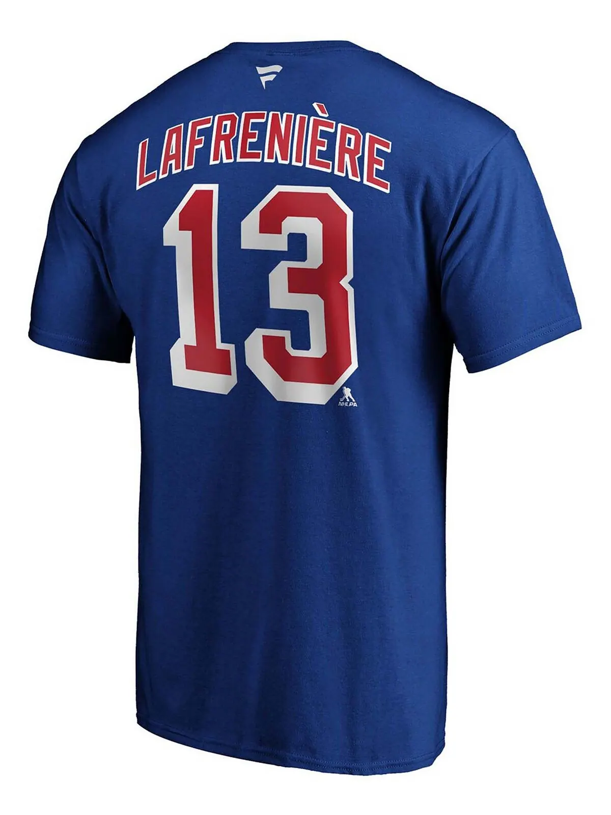 Мужская футболка alexis lafreniv®re blue new york rangers authentic с именем и номером стека — изображение 3 из 3, синий