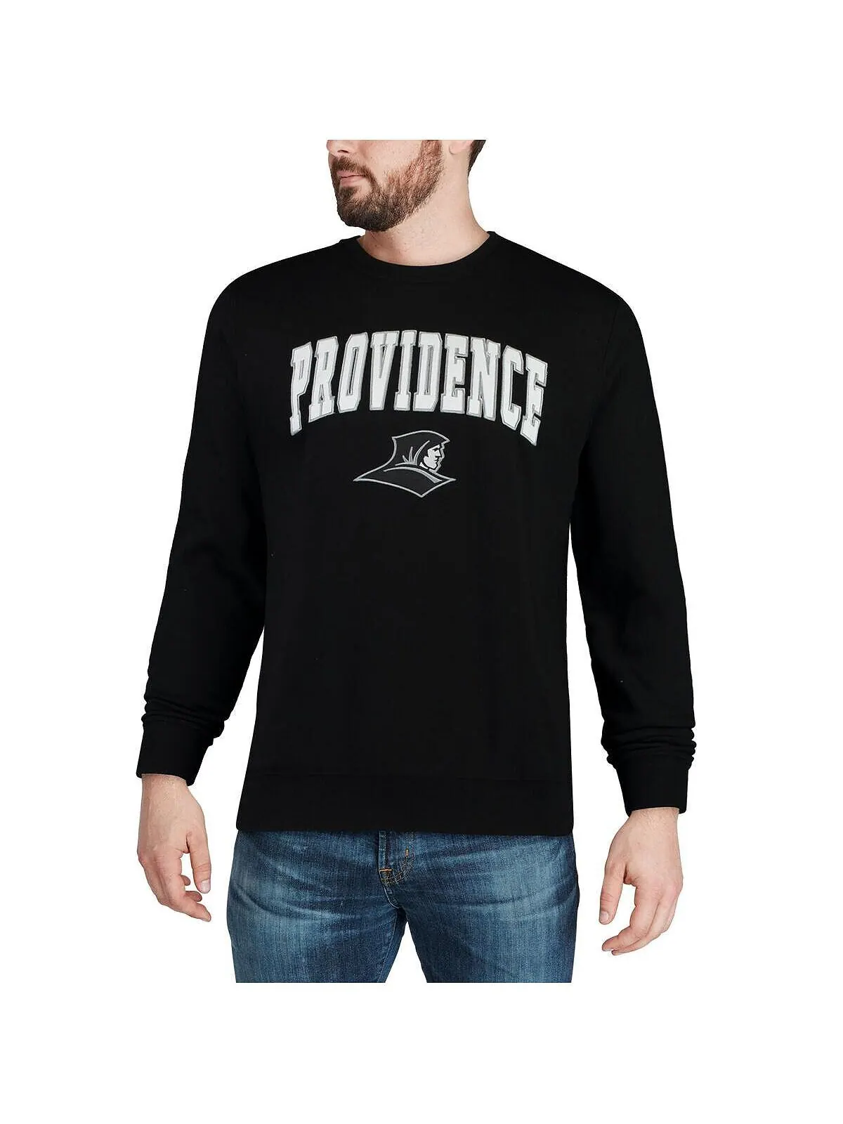 Мужская черная толстовка providence friars arch с круглым вырезом и логотипом Colosseum — изображение 4 из 4, черный