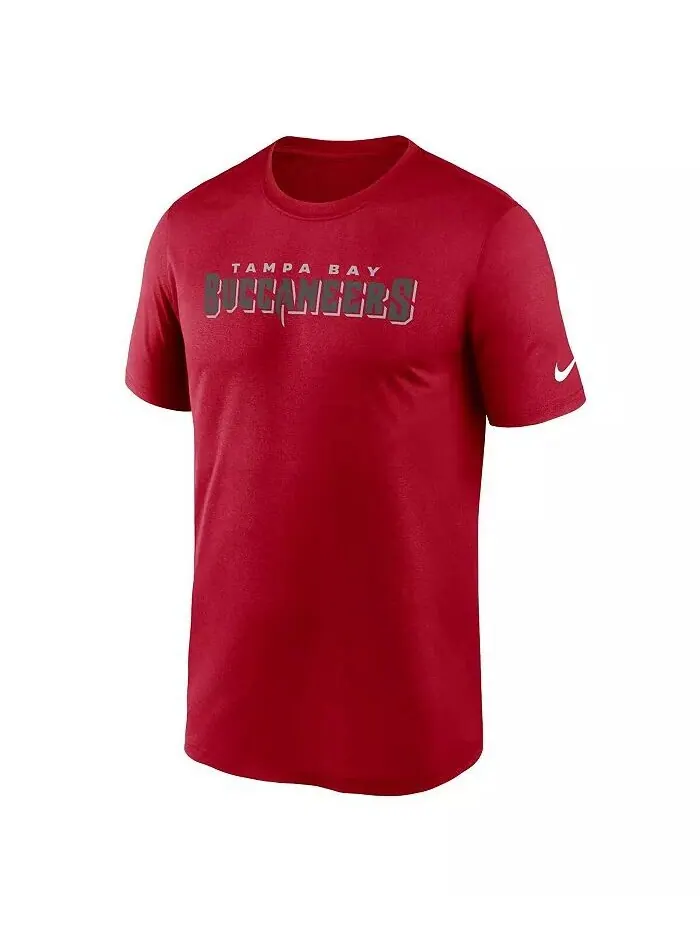 Мужская красная футболка Tampa Bay Buccaneers Primetime Legend Wordmark Performance Nike — изображение 3 из 3