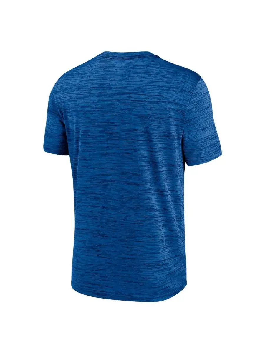 Nike Мужская футболка Royal Duke Blue Devils Campus Center Block Velocity Performance — изображение 2 из 3, королевский