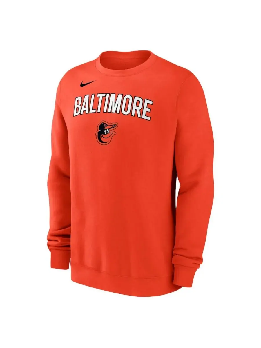 Nike Мужская оранжевая толстовка Baltimore Orioles — изображение 2 из 3, оранжевый