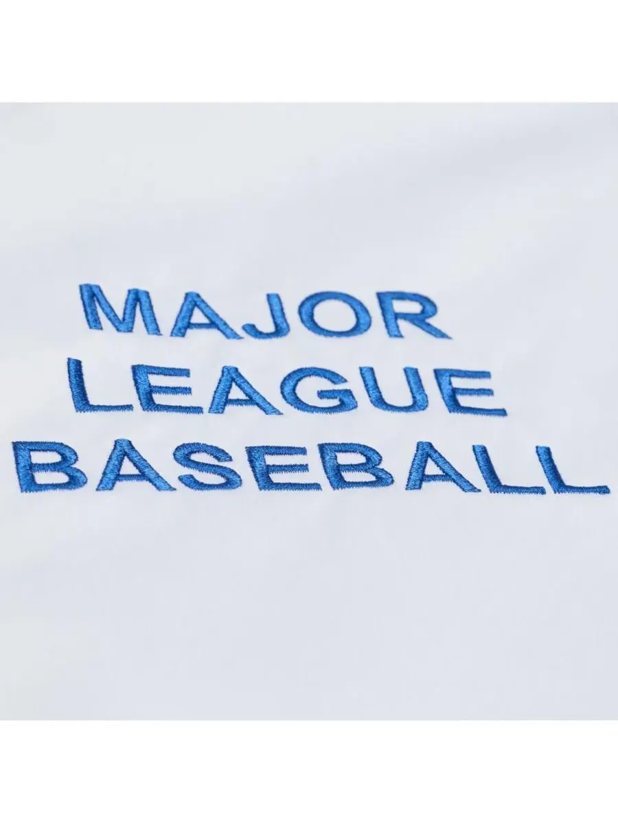 Мужская белая куртка New York Mets Cooperstown Collection Arctic из легкого атласа с застежкой на — изображение 2 из 4, белый