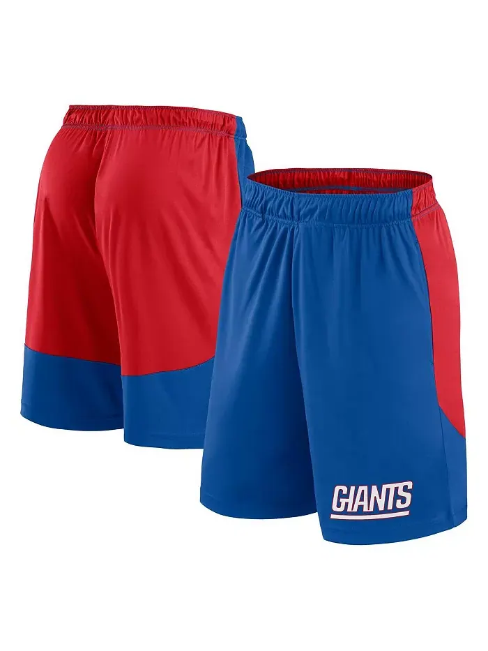 Мужские шорты New York Giants Launch цвета роял/красный Fanatics — изображение 1 из 3