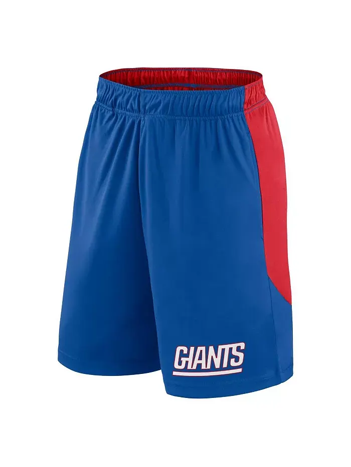 Мужские шорты New York Giants Launch цвета роял/красный Fanatics — изображение 2 из 3