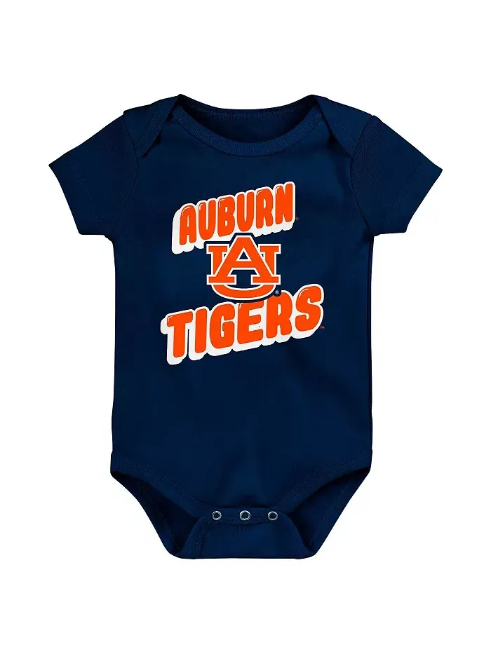 Новорожденный комбинезон Navy Auburn Tigers Sunday Comics, 3 шт Outerstuff — изображение 4 из 4
