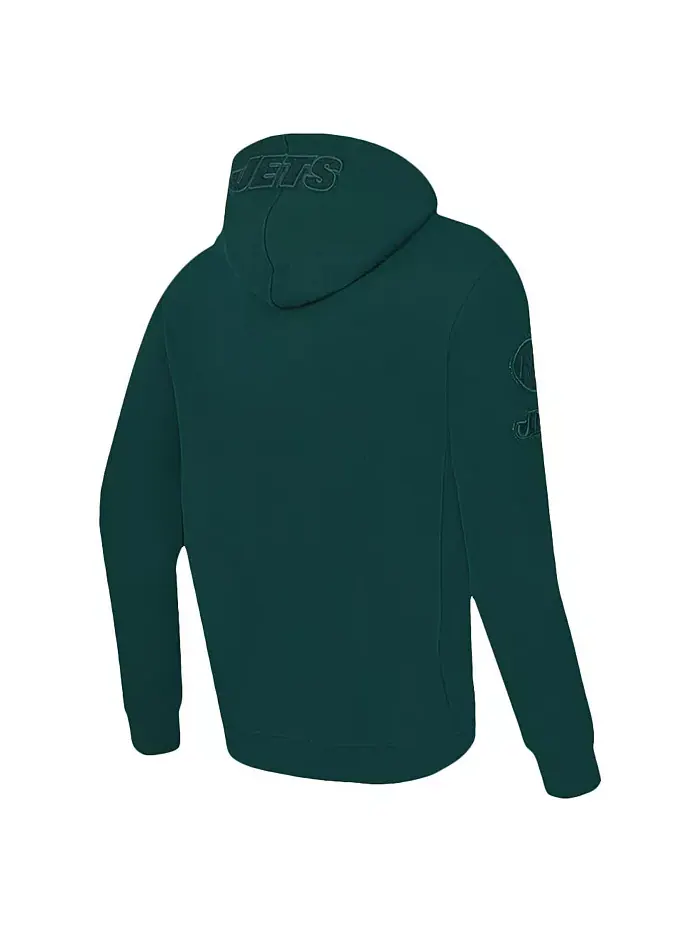 Мужская зеленая толстовка New York Jets Triple Tonal на молнии Pro Standard — изображение 3 из 4