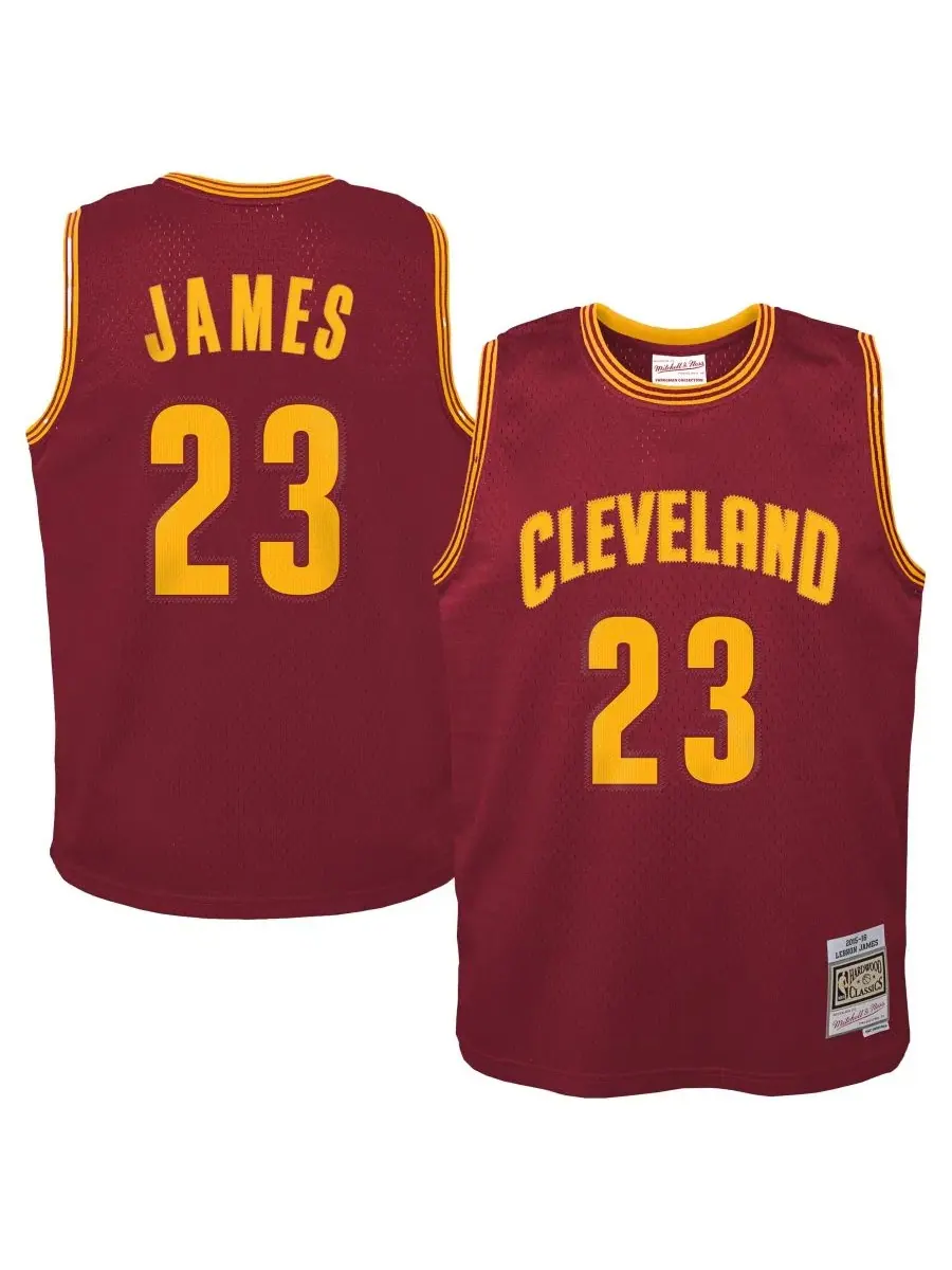 Баскетбольный джерси Mitchell & Ness LeBron James 2015/16 Hardwood Classics Swingman — изображение 1 из 3, красный