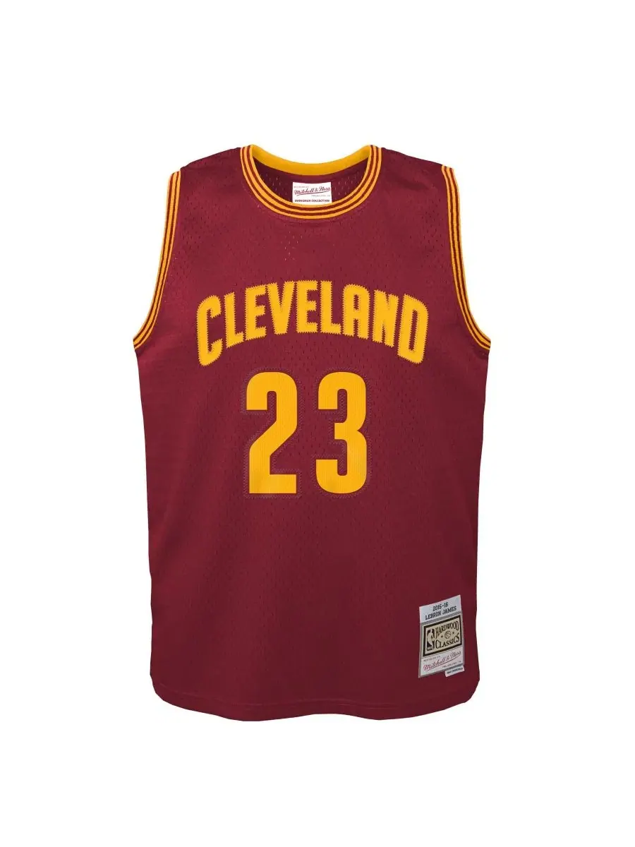 Баскетбольный джерси Mitchell & Ness LeBron James 2015/16 Hardwood Classics Swingman — изображение 2 из 3, красный