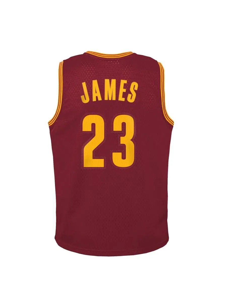 Баскетбольный джерси Mitchell & Ness LeBron James 2015/16 Hardwood Classics Swingman — изображение 3 из 3, красный