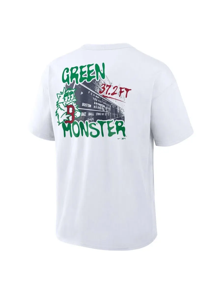 Футболка с принтом Green Monster Local Max90 Nike — изображение 3 из 3, белый