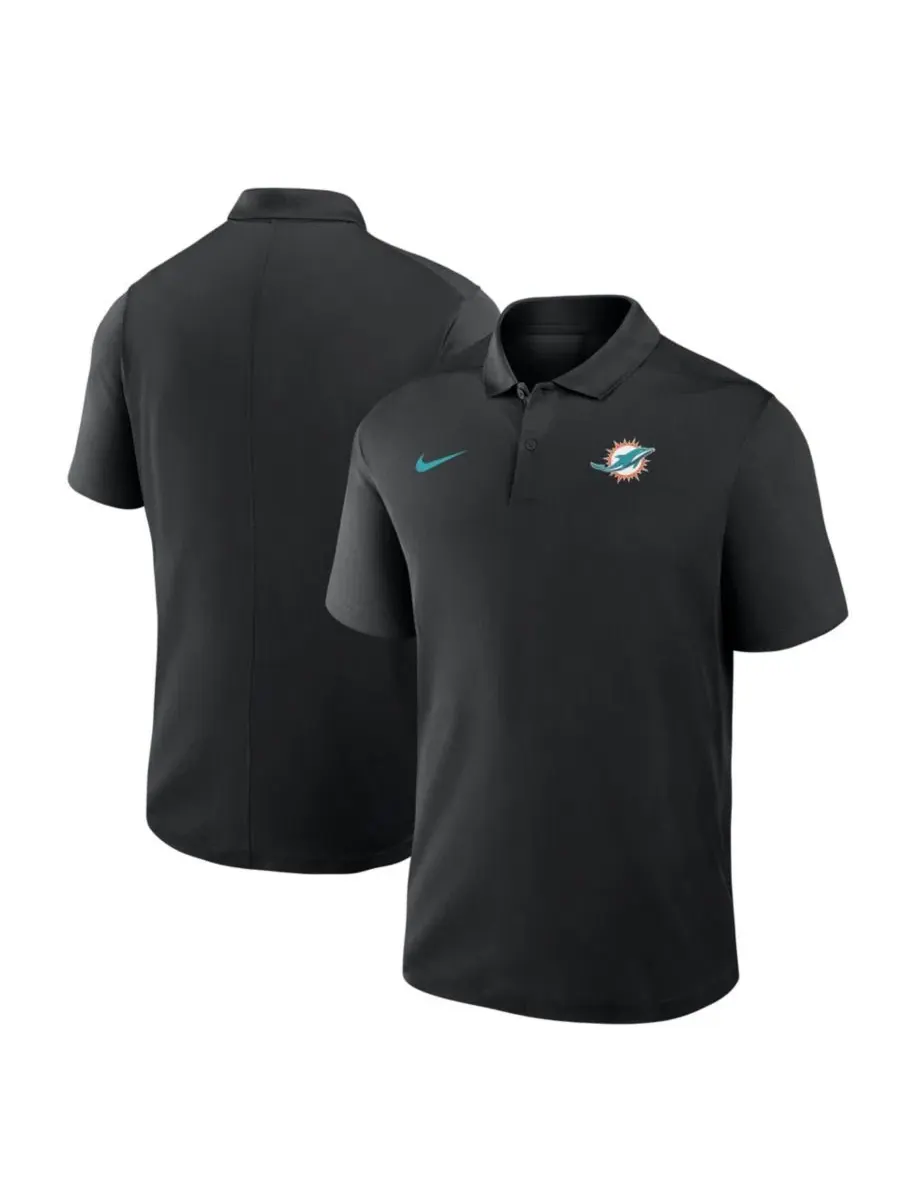 Мужская футболка-поло Dri-FIT Victory с коротким рукавом Nike — изображение 1 из 3, черный