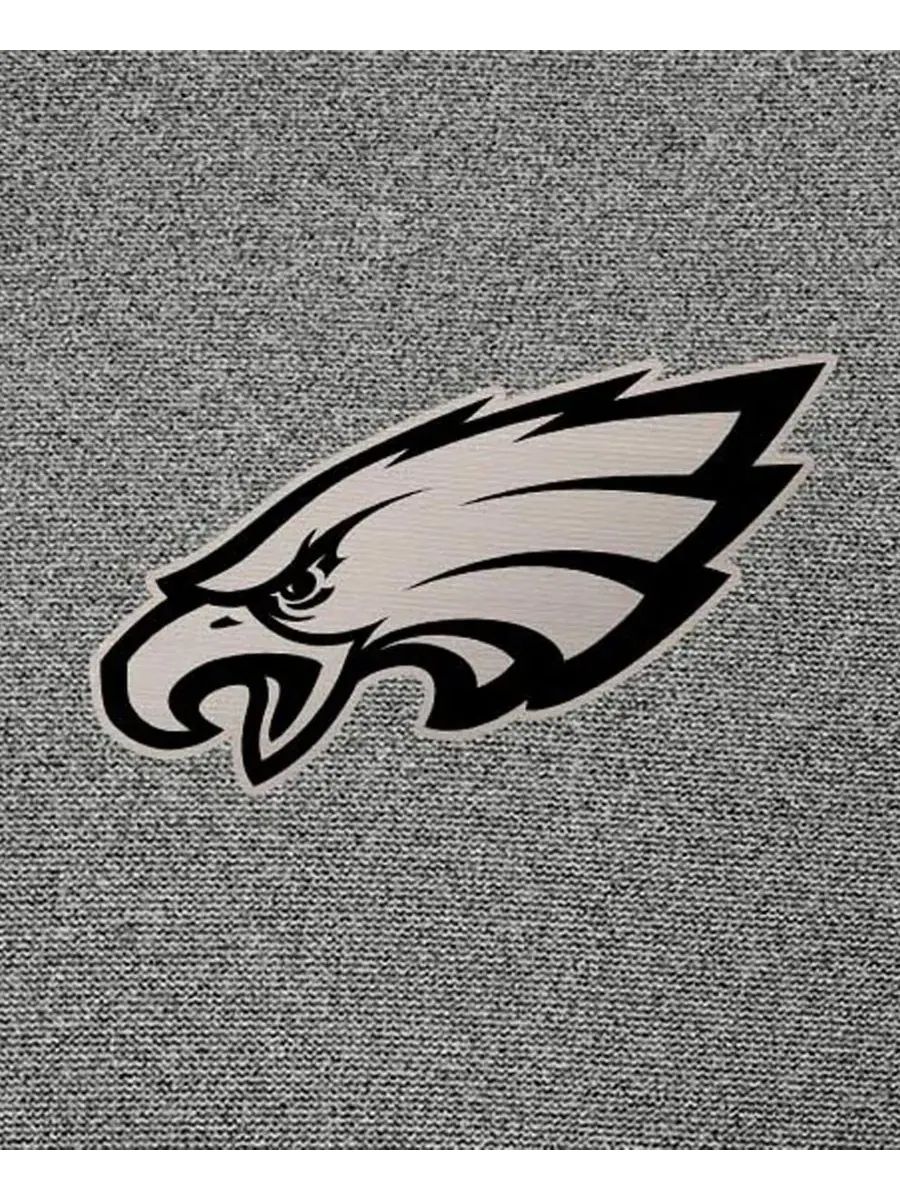 Худи-куртка на молнии с вышивкой Philadelphia Eagles Antigua — изображение 2 из 4, темно-серый