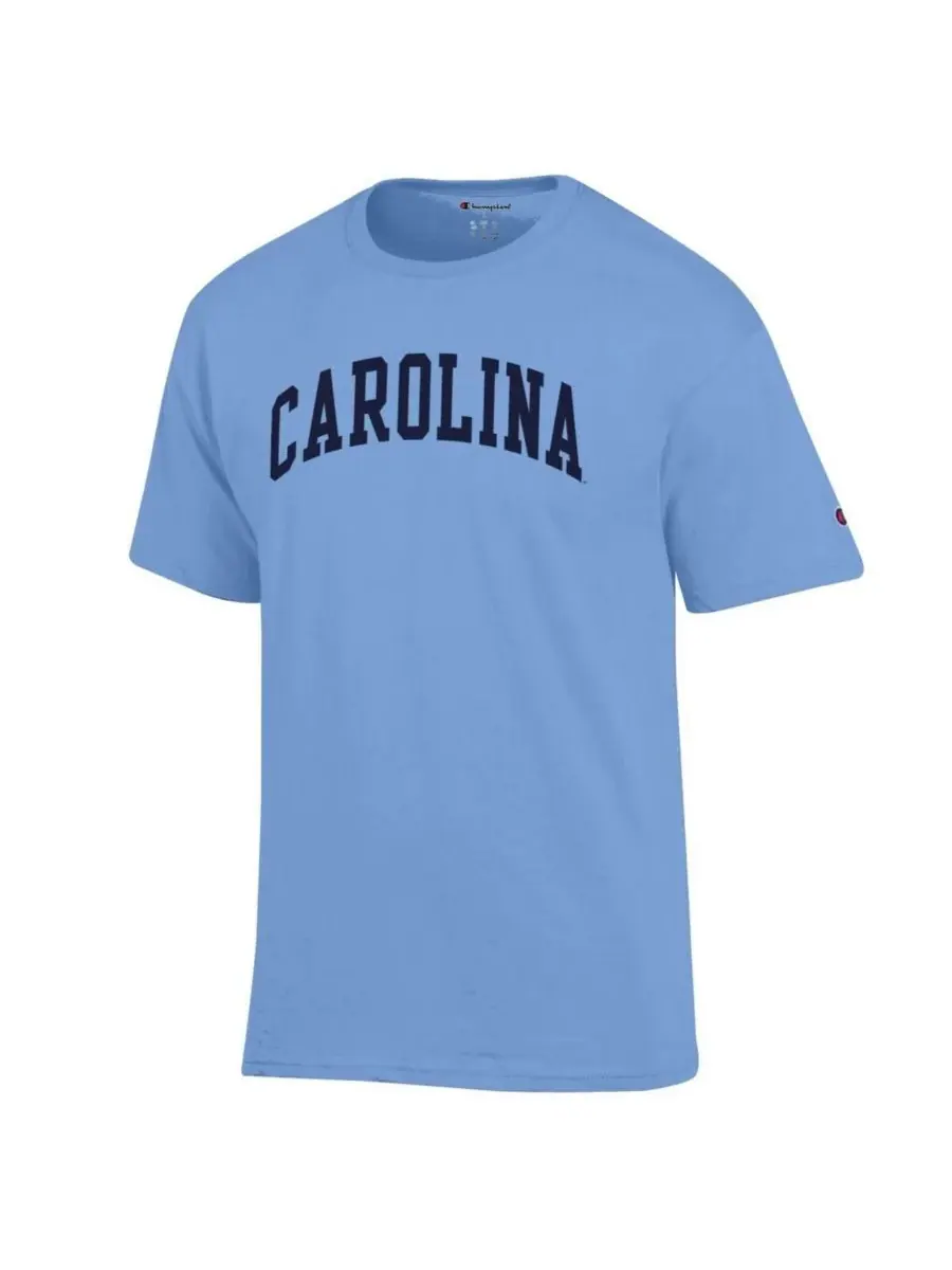 Champion Мужская футболка с длинным рукавом Carolina Blue North Carolina Tar Heels Basic Arch — изображение 3 из 3