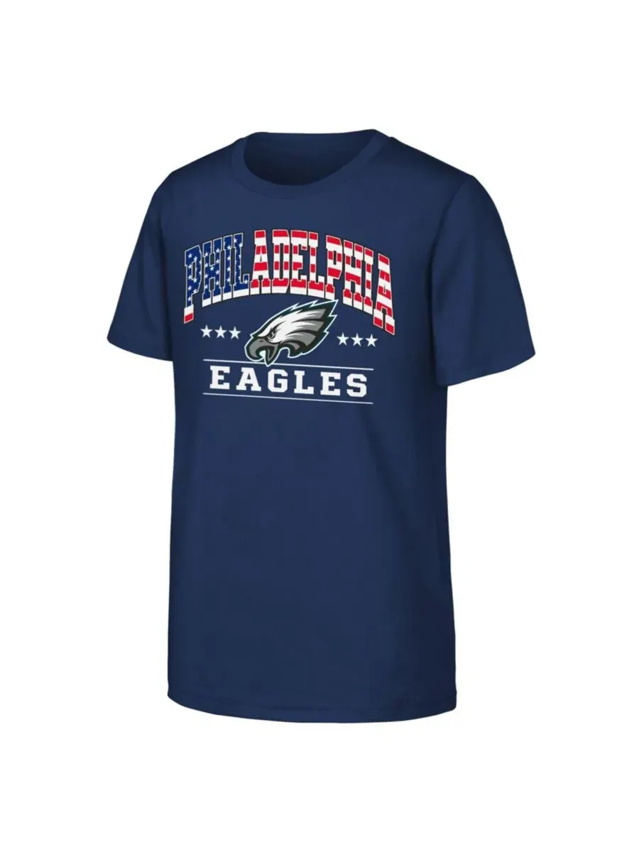 Футболка с длинным рукавом Americana Arch Philadelphia Eagles Navy NFL
