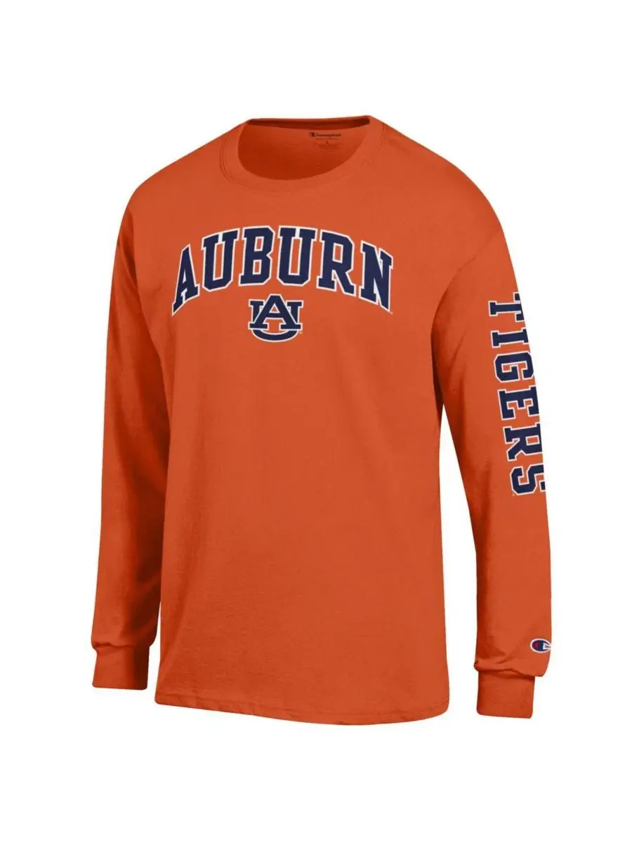 Футболка с длинным рукавом Arch Over Logo Auburn Tigers Champion — изображение 3 из 3, оранжевый