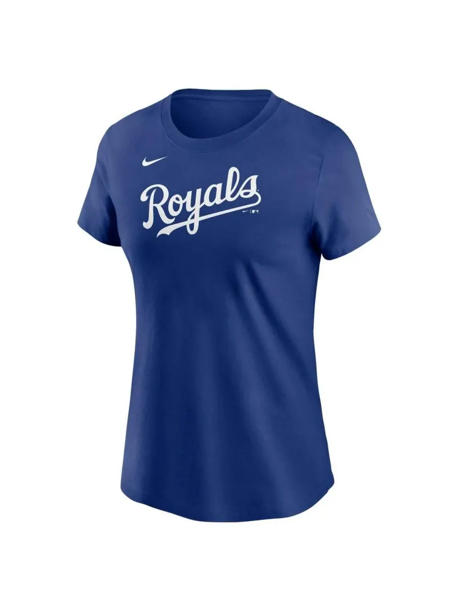 Женская футболка Jac Caglianone Royal Kansas City Royals с фьюзом и номером игрока Nike — изображение 3 из 3, королевский