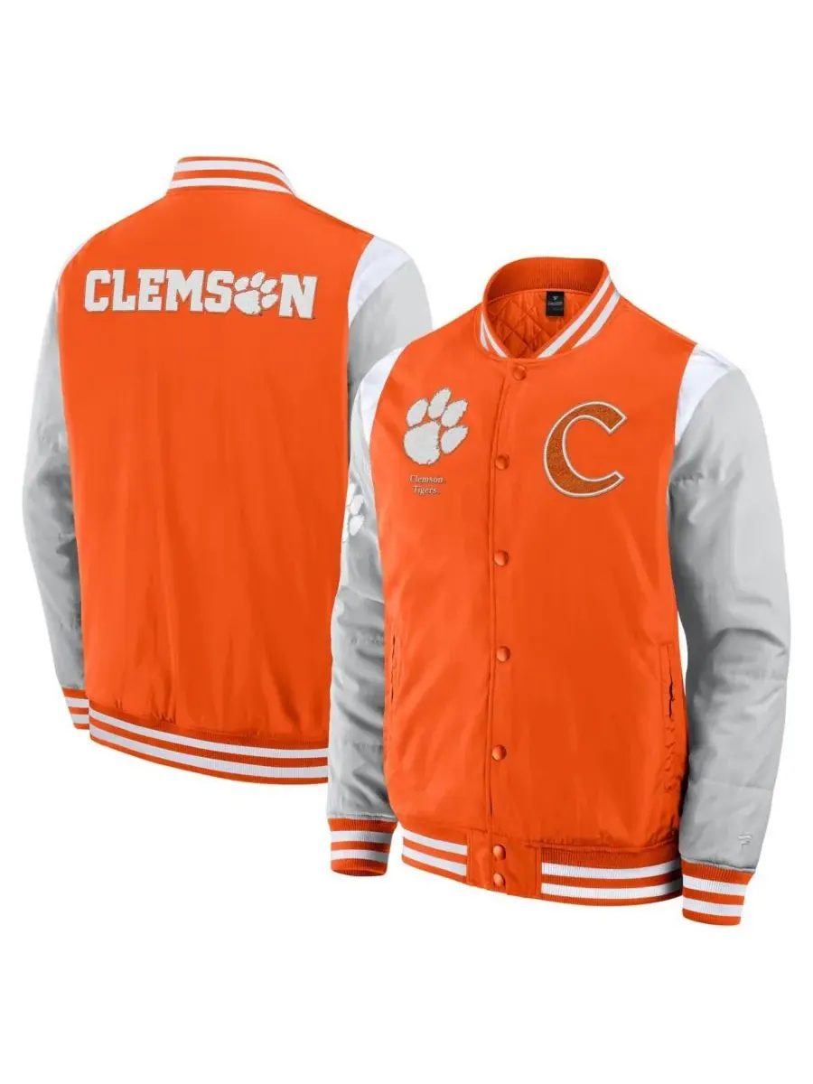 Fanatics Мужская оранжевая куртка Clemson Tigers Elements Elite Full-Snap — изображение 1 из 3, оранжевый