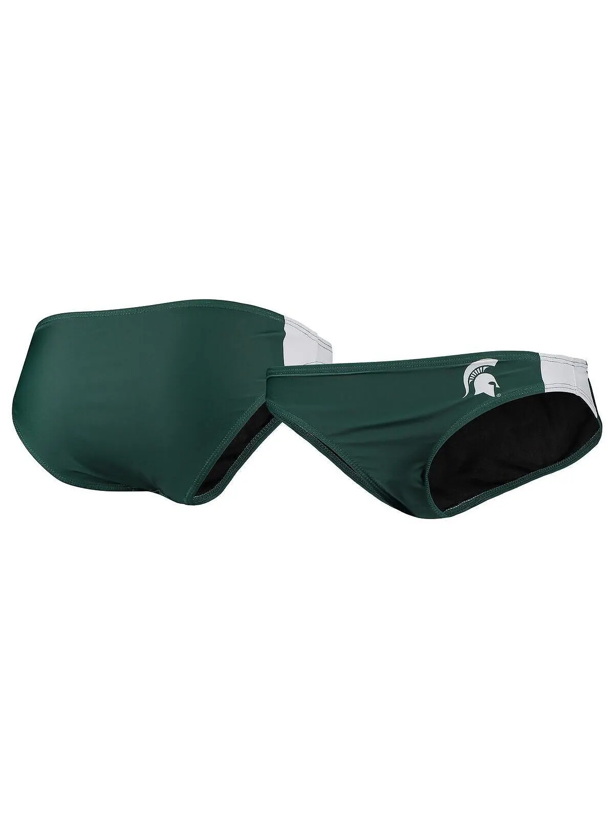 Женские зеленые плавки бикини с надписью Michigan State Spartans FOCO — изображение 1 из 3, зеленый