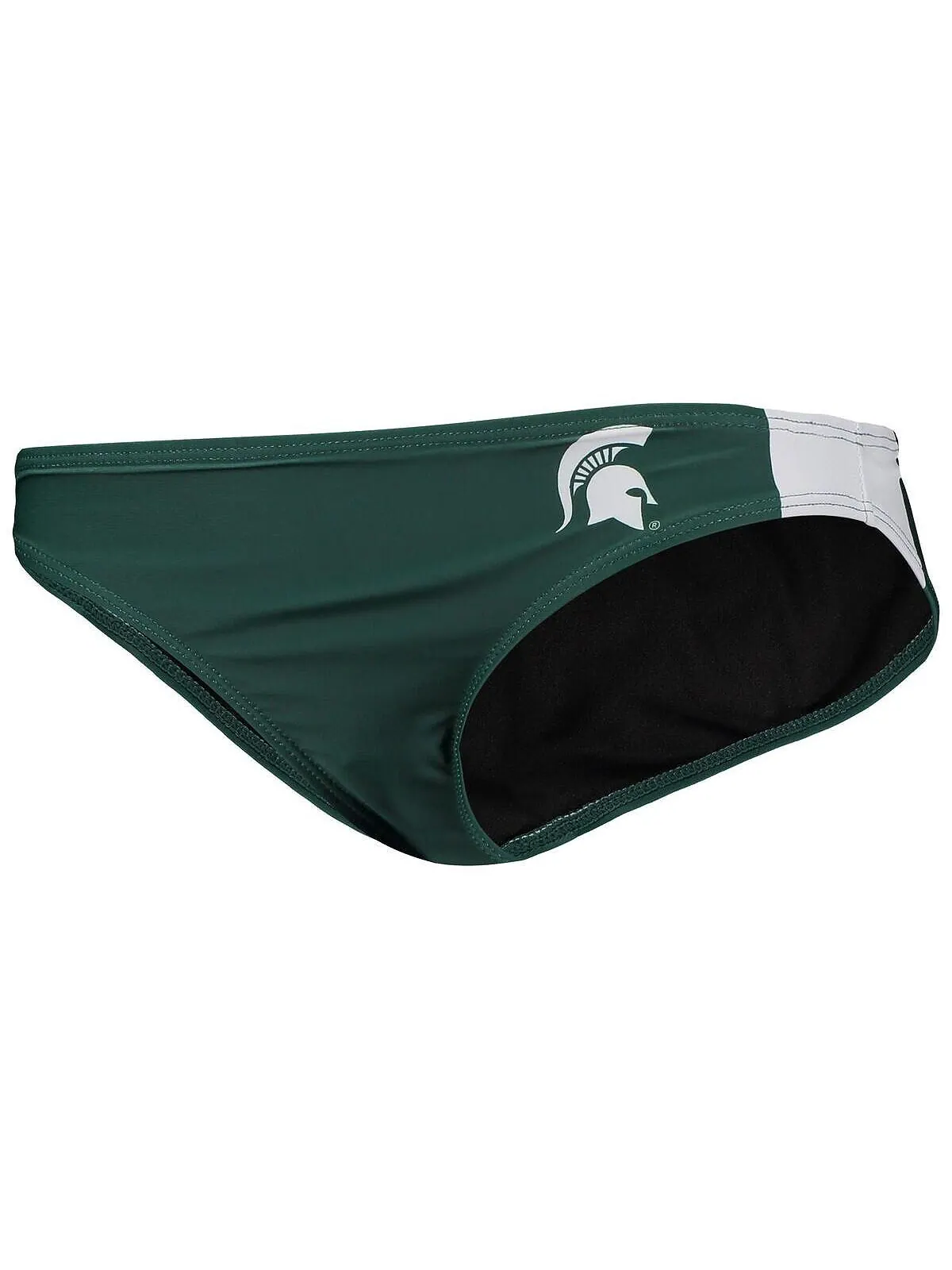 Женские зеленые плавки бикини с надписью Michigan State Spartans FOCO — изображение 3 из 3, зеленый