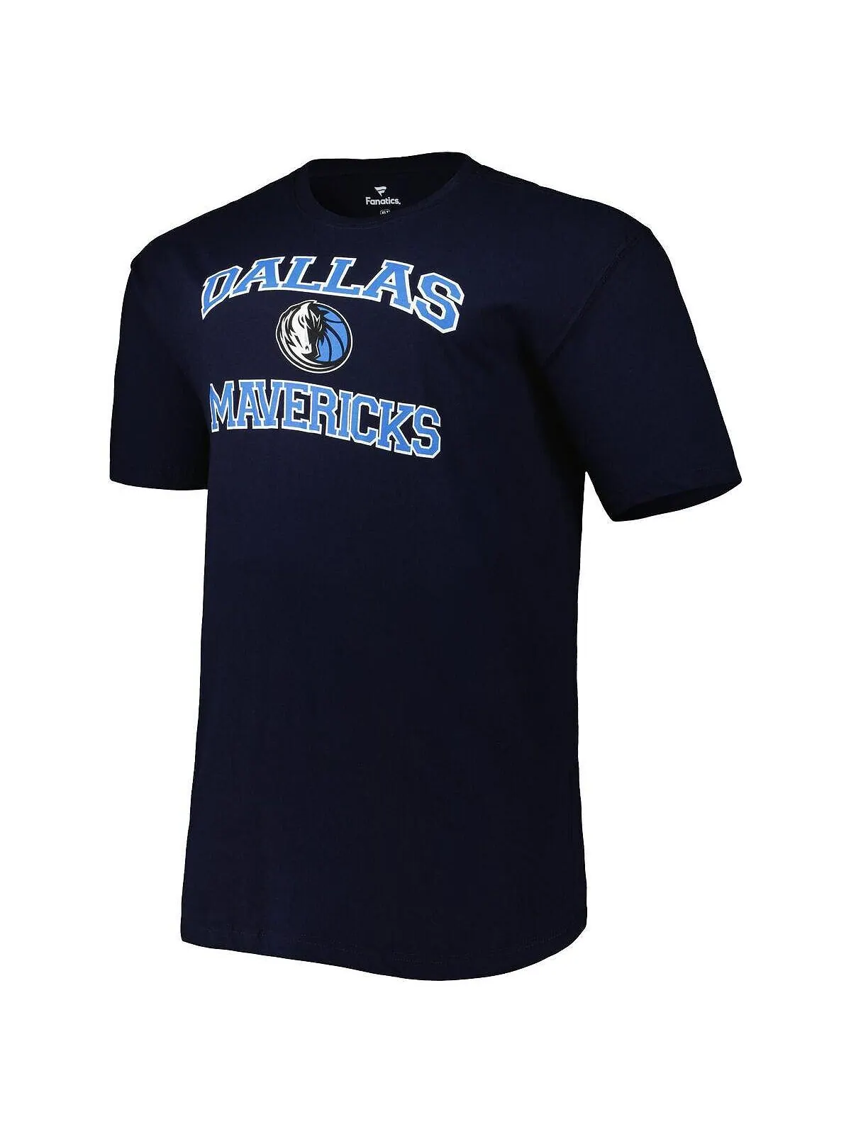Мужская темно-синяя футболка dallas mavericks big and tall heart and soul Profile — изображение 2 из 3, темно-синий