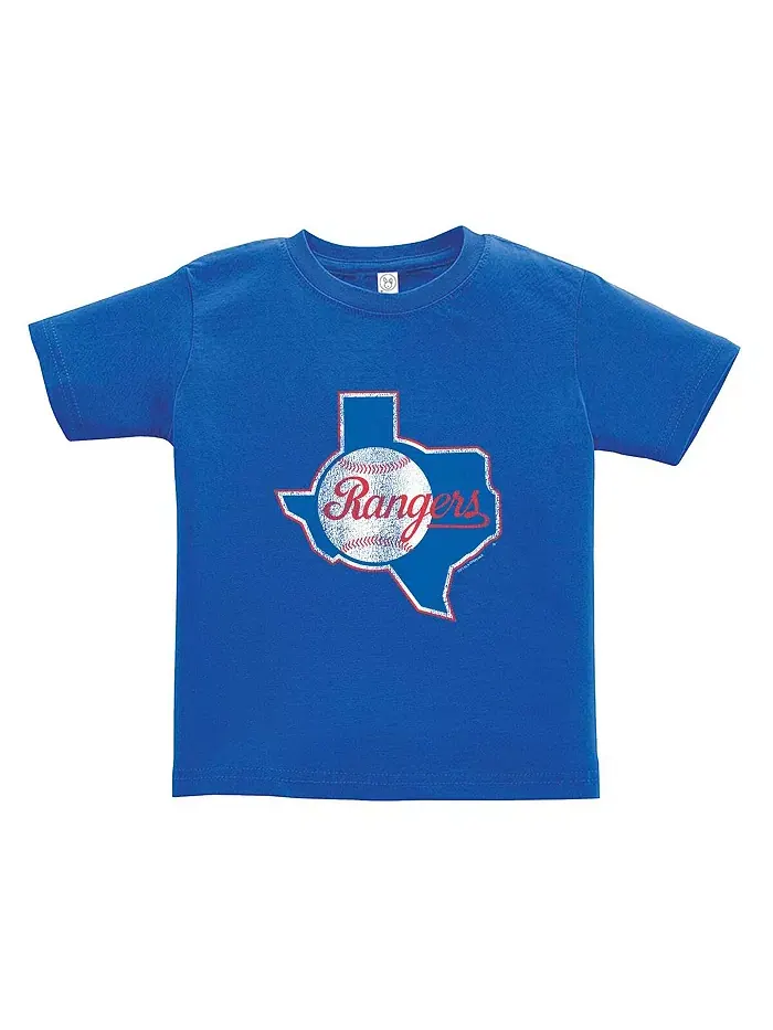 Детский набор из 2 футболок Royal/Gray Texas Rangers Cooperstown Collection Soft As A Grape — изображение 3 из 3