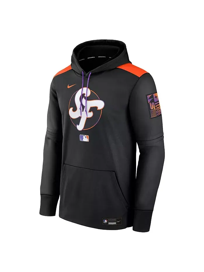 Мужская черная толстовка с капюшоном San Francisco Giants 2025 City Connect из коллекции Authentic — изображение 2 из 3