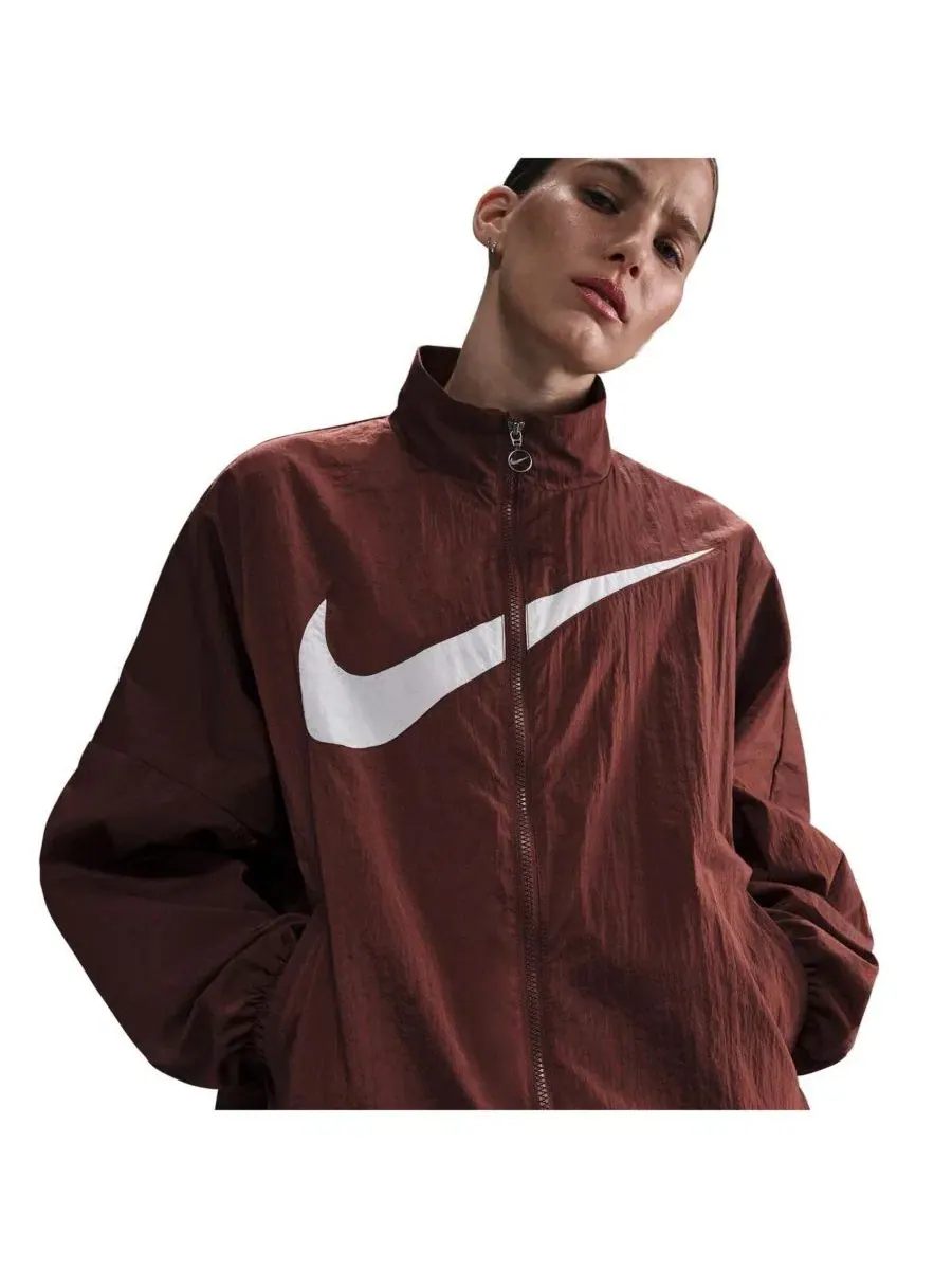 Женская куртка-бомбер Nike CA x CA Essential Woven — изображение 3 из 5, коричневый