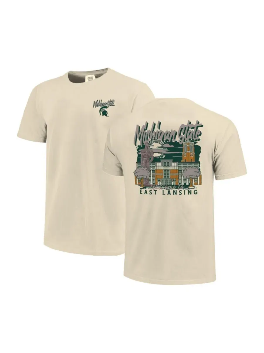 Футболка с длинным рукавом с принтом Michigan State Spartans Image One