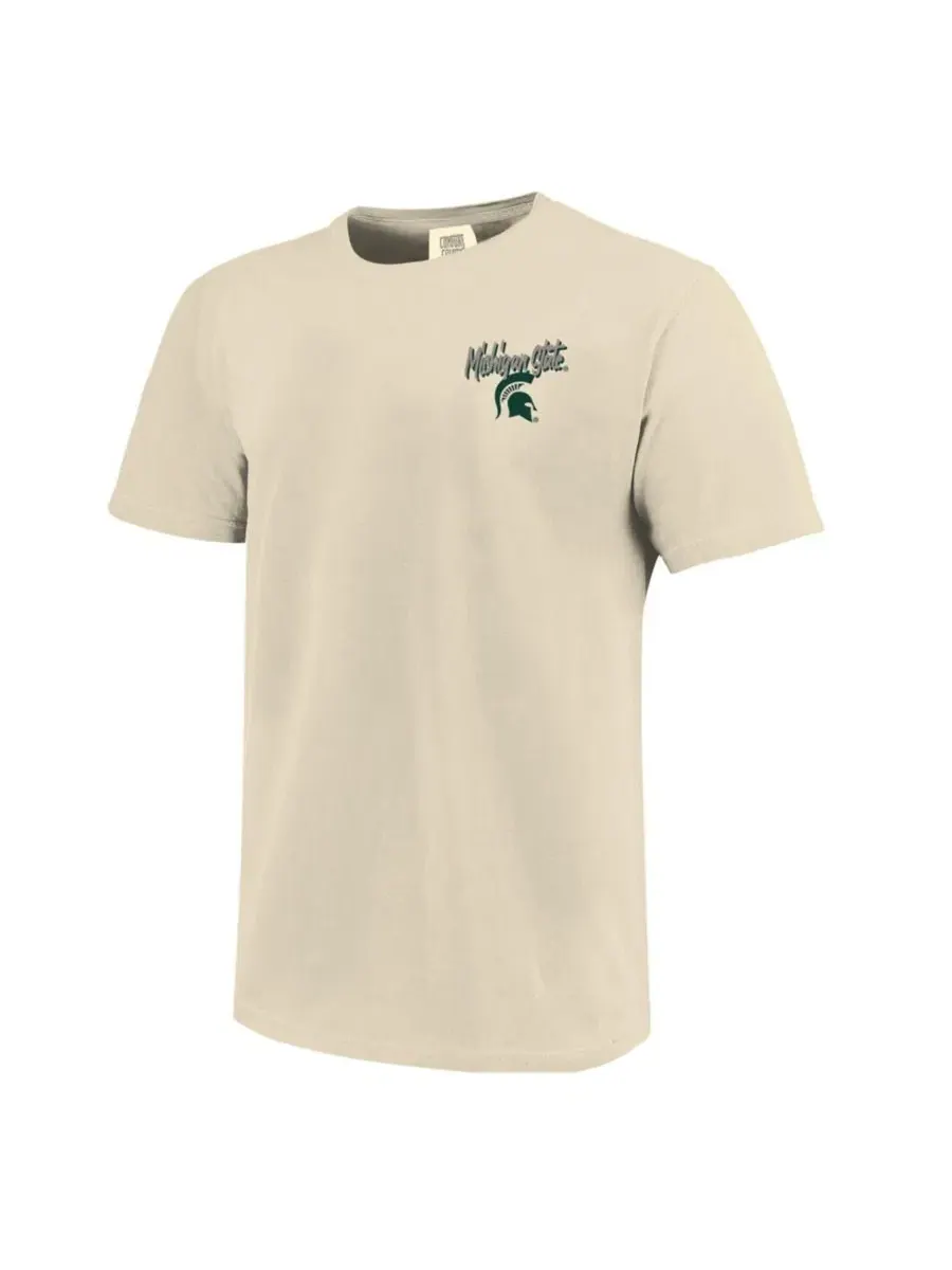 Футболка с длинным рукавом с принтом Michigan State Spartans Image One — изображение 3 из 3, прозрачный
