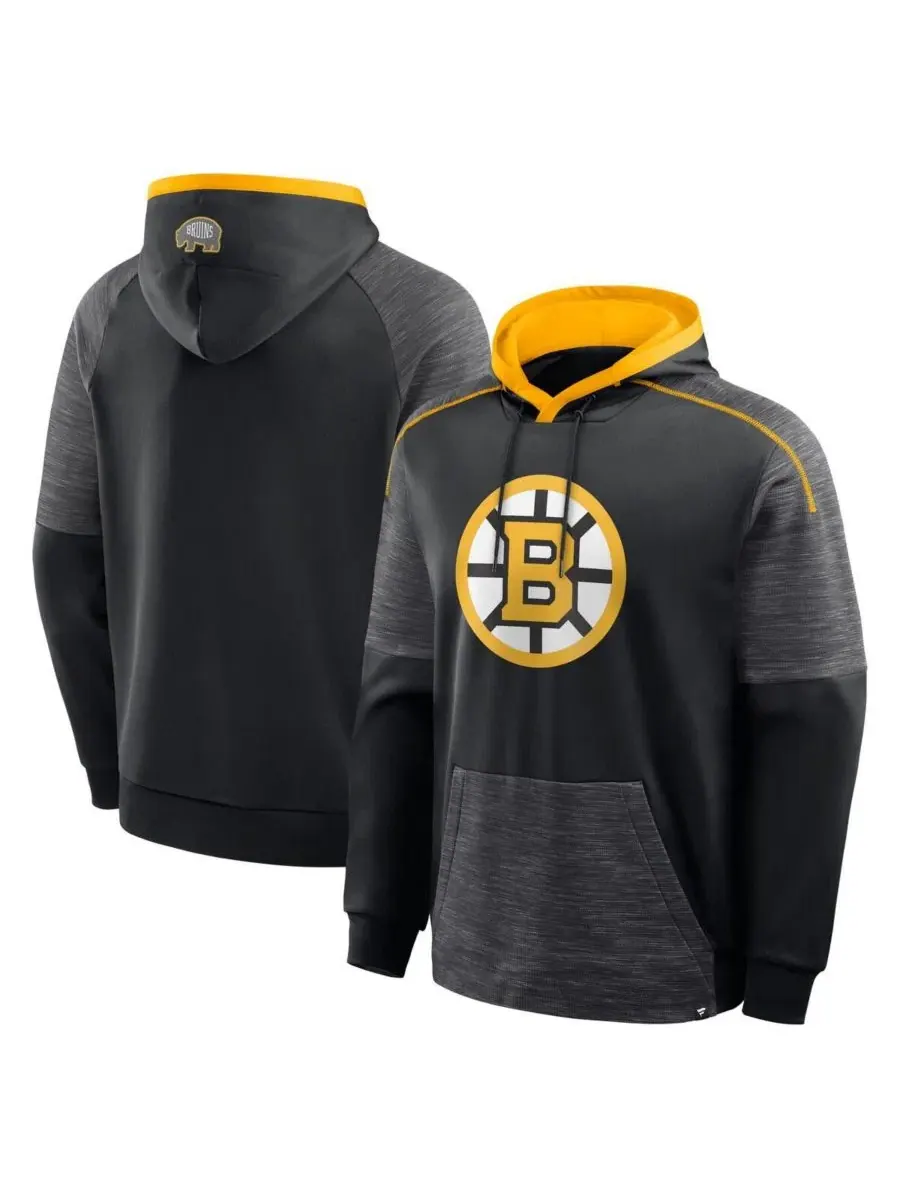 Толстовка с капюшоном Goaltender Defender Fanatics — изображение 1 из 3, черный темно-серый