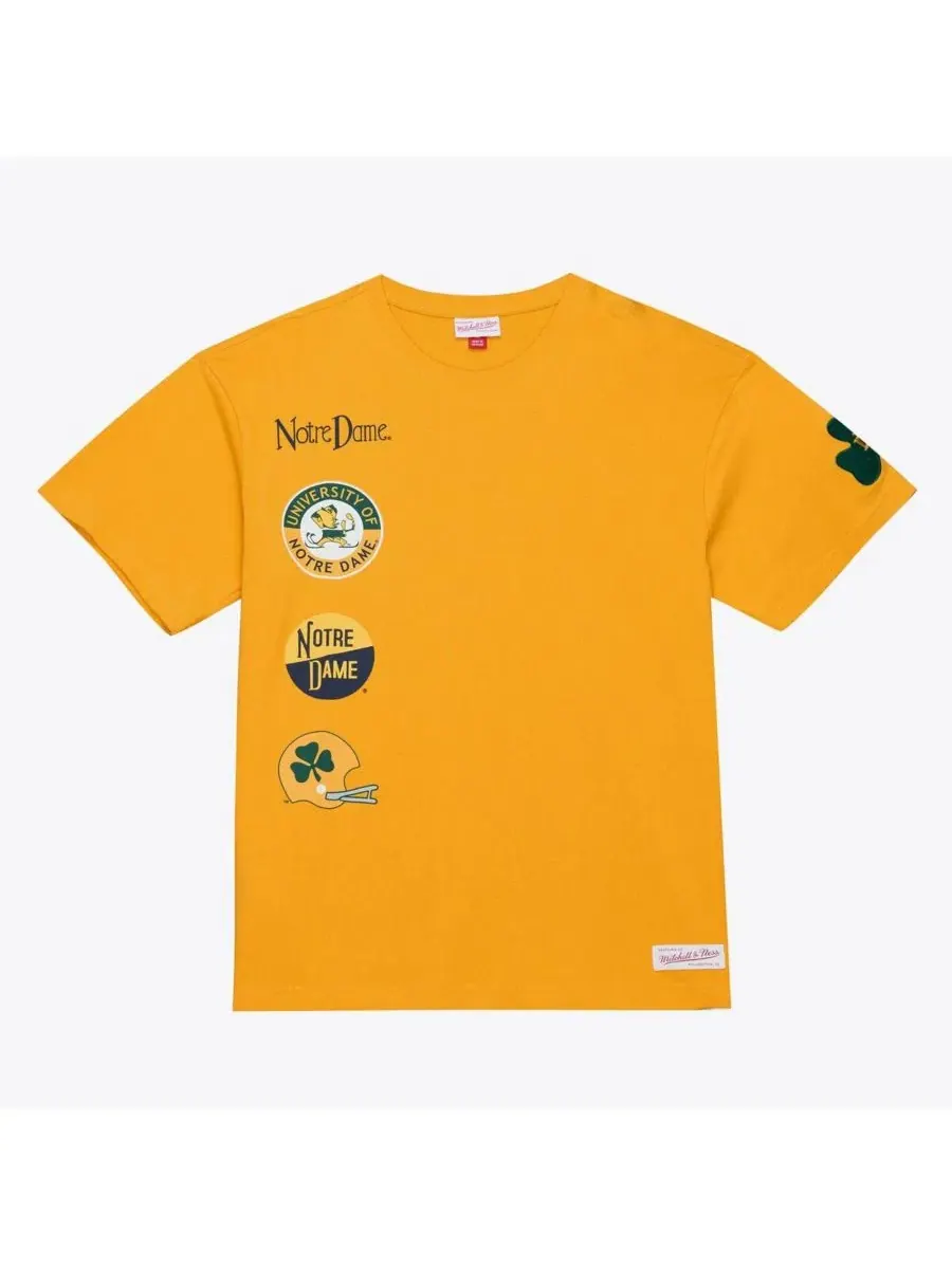 Футболка с принтом Double Clutch Premium Mitchell & Ness — изображение 1 из 4, золото