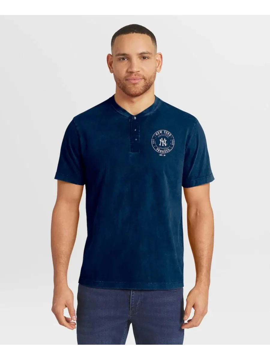 Мужская рубашка-поло с принтом Darius Rucker Collection by Fanatics Fanatics — изображение 1 из 4, темно-синий