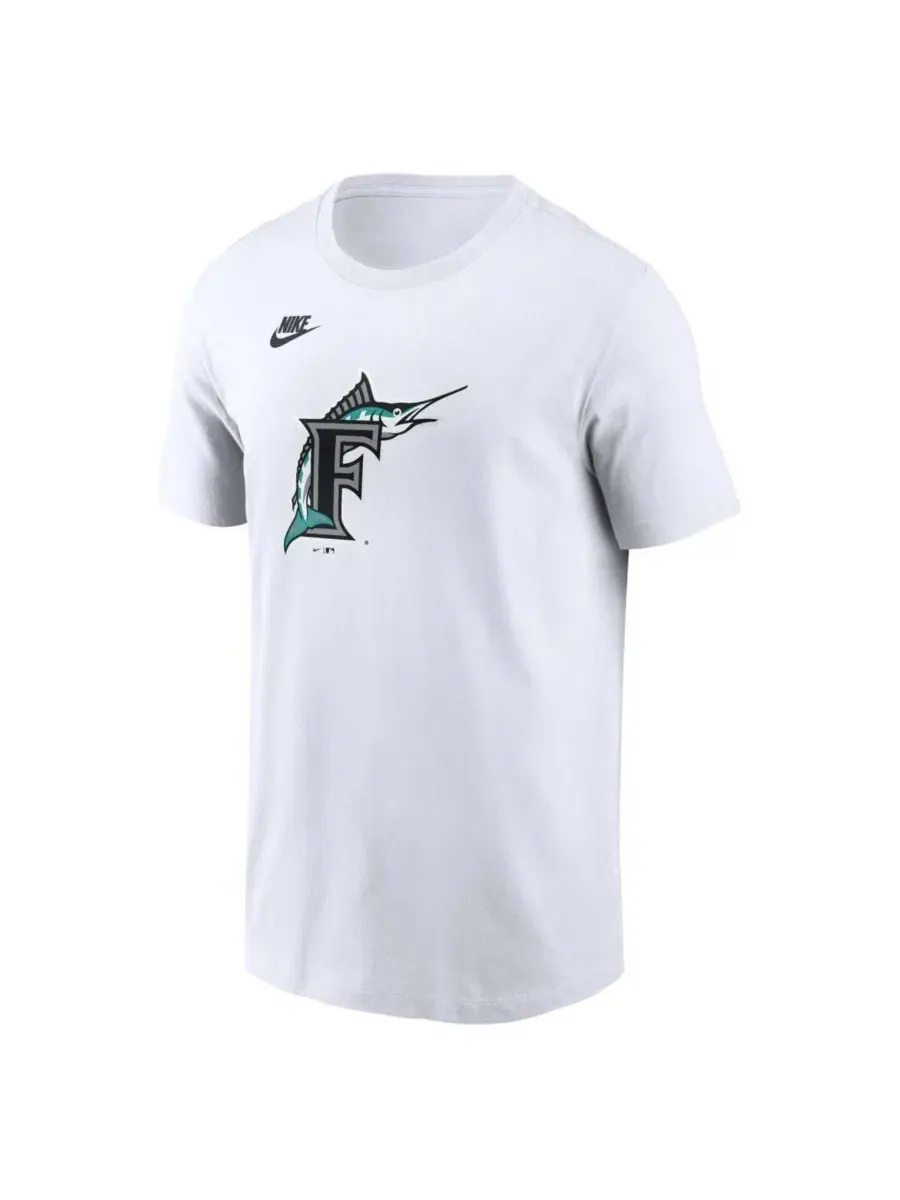 Футболка с принтом Cooperstown Collection Logo Nike — изображение 3 из 3, белый