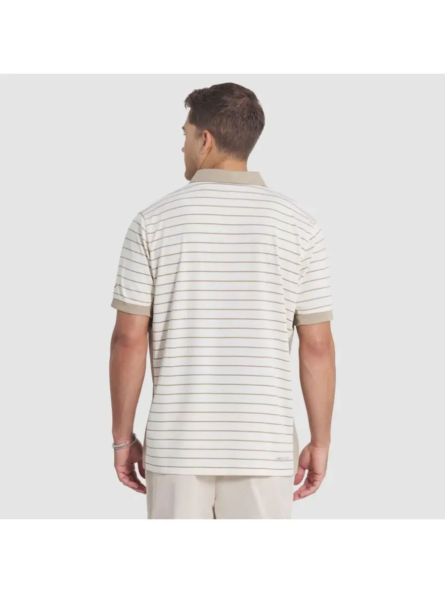 Мужская поло-рубашка Natural Arizona Cardinals 2025 Rivalries Collection Sideline Victory Striped — изображение 2 из 3