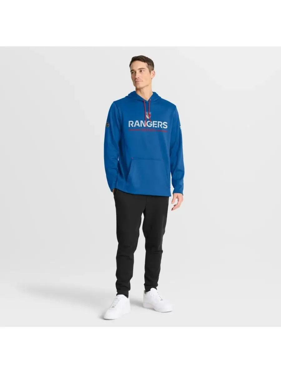 Fanatics Мужская синяя толстовка New York Rangers Authentic Pro Rink Centennial — изображение 3 из 3, синий
